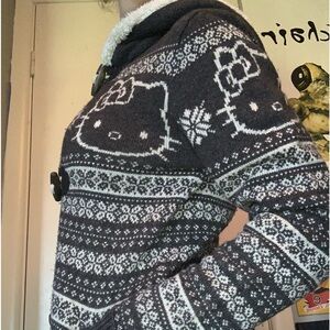 HELLO KITTY KNIT CARDIGAN/SWEATER
